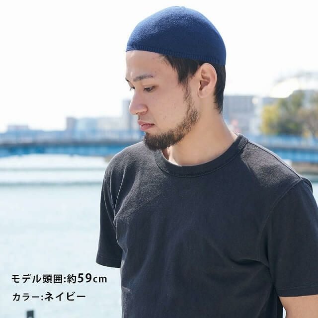 ヘルメットなどのインナー帽子としても最適。通気性や速乾性も抜群で蒸れにくく快適。