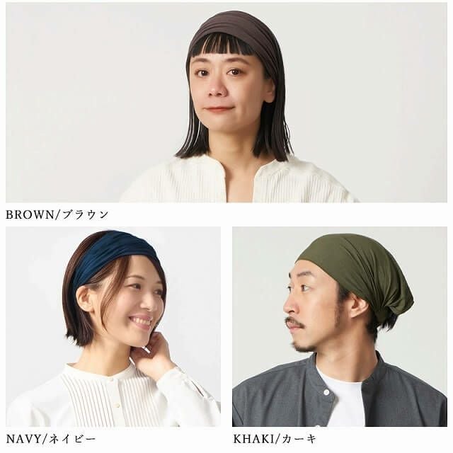 ビスコース【バンダナ】ターバンヘアバンド