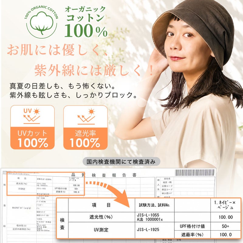 最大遮蔽率 99.9%・紫外線防止指数 UPF50+(検査済)ともに最高値です。