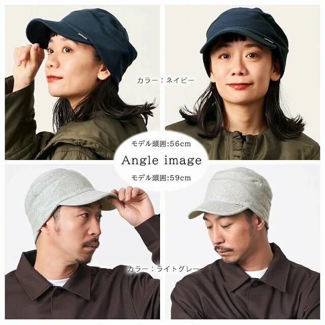 シンプル ステッチ ワークキャップ