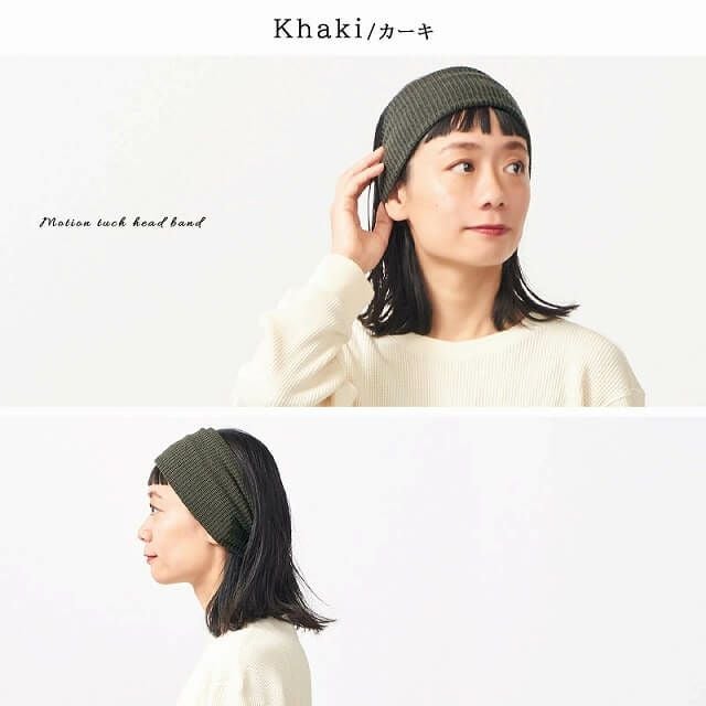Motion タック ターバン ヘアバンド