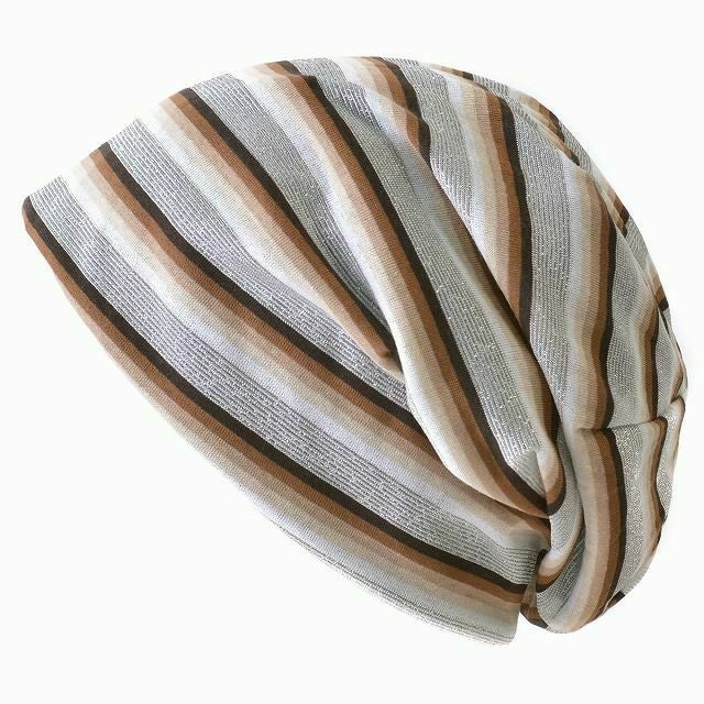 ボーダーピンクのALTAMO カラー オーガニックコットン ビックワッチ