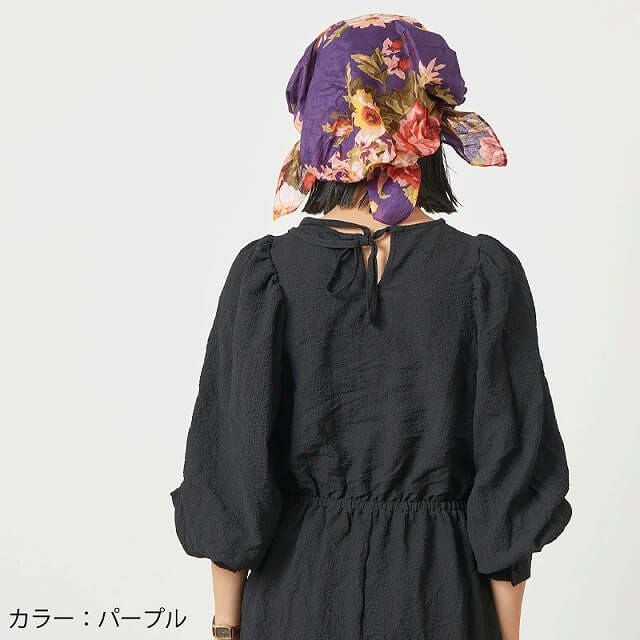 nicora コットン ターバン キャップ【43】