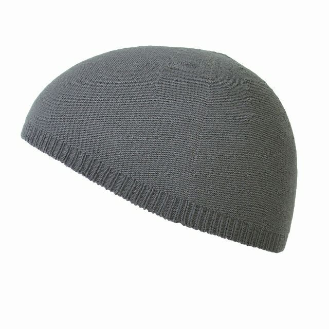 ダークグレーの無縫製 オーガニックコットン イスラムワッチ