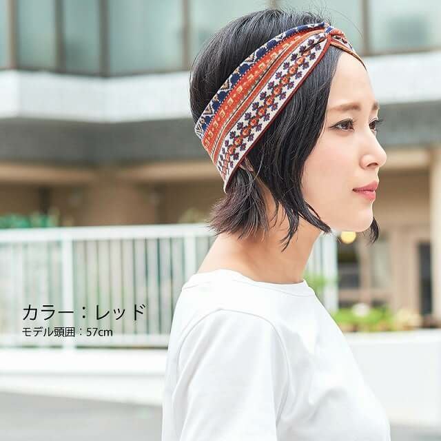 ネイティブ エスニック ターバン ヘアバンド | 【公式】ゆるい帽子
