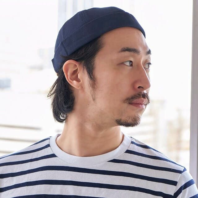 ショート コットン フィッシャーマンキャップ