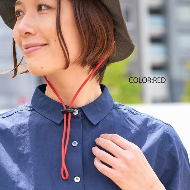 カラー ベーシック ハットクリップ | メンズ レディース キッズ あご紐 ぼうしクリップ ハットキーパー 自転車 NT-5409