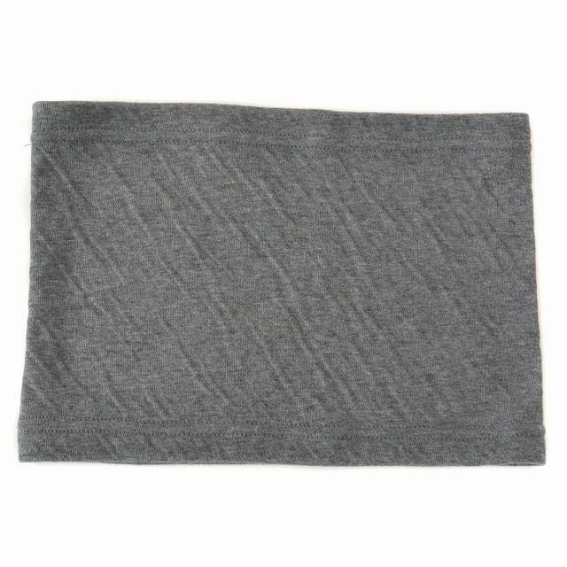ハンドメイド✁︎✁︎ ネックウォーマー　　　　コットンツイード／グレー CHARM 日本製 ショート ミックス オーガニックコットン ネックウォーマー