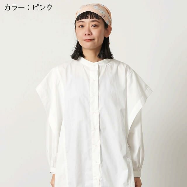 CHARM ズキン コットン ターバンキャップ (ガーデン)