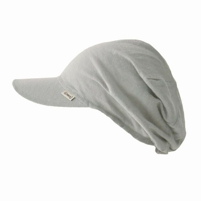 ゆったりウインドリネンコットンキャップ