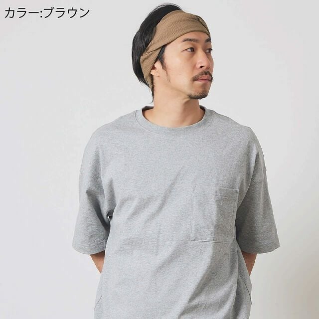 CHARM ワッフル ダブル ターバン ヘアバンド