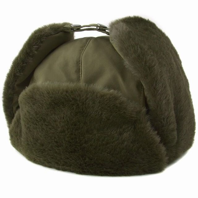 モンスター風ファーキャップ ブート MA-1風 ファー フライトキャップ