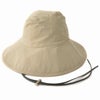 遮熱 UVカット あご紐付き つば広ハット