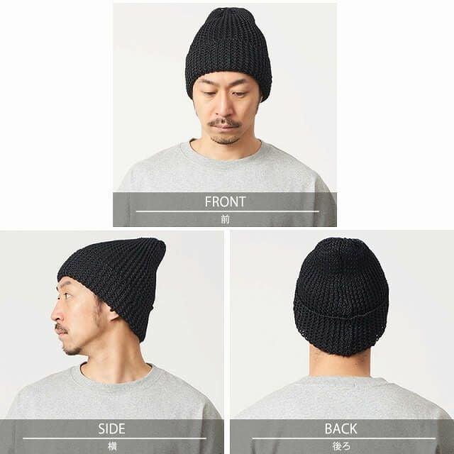 コムコム　ニットキャップ セール】 ロゴ刺繍入りニットキャップ （ニットキャップ）｜COMME CA