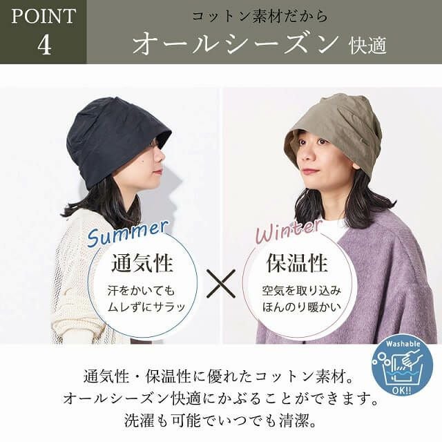 CHARM ギャザー オーガニックコットン ワッチ