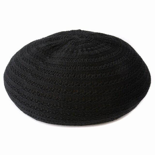 Drad 透かし編み ベレー帽