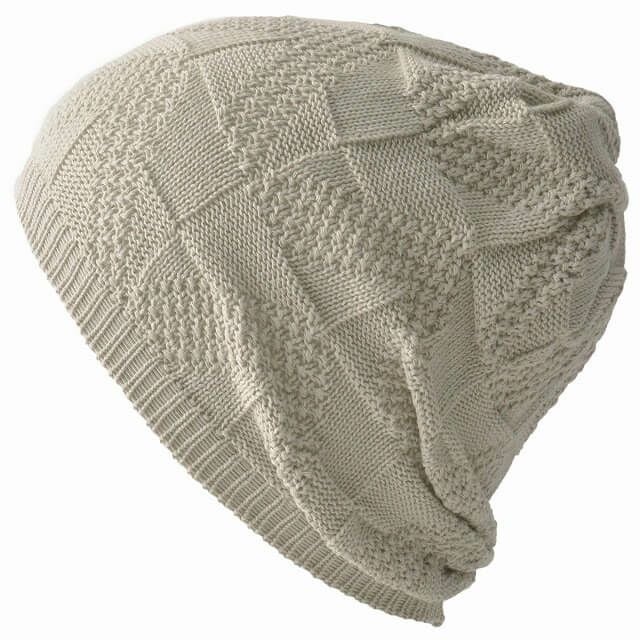 SONJ コットン 柄編み ニット ビーニー ワッチ