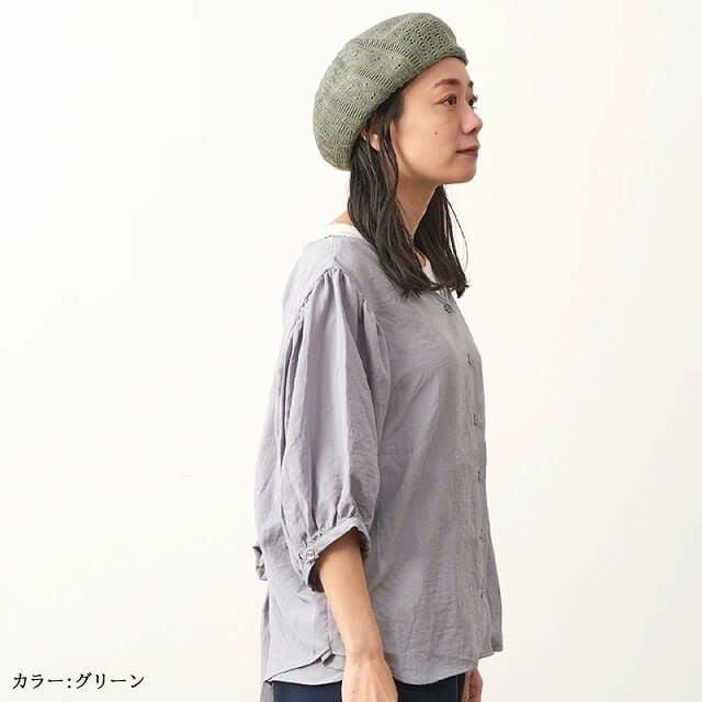 SAZA ワントーン サーモ ベレー帽