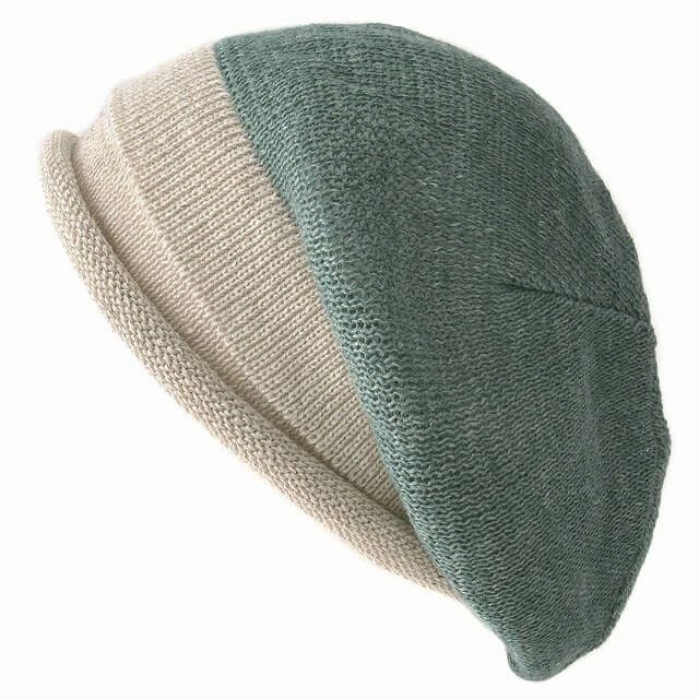 日本製 KURU リネン ボリューム ニットワッチ