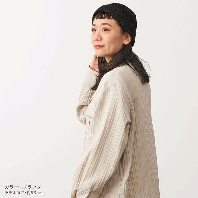 ブリスク リネン 接触冷感 ニットキャップ
