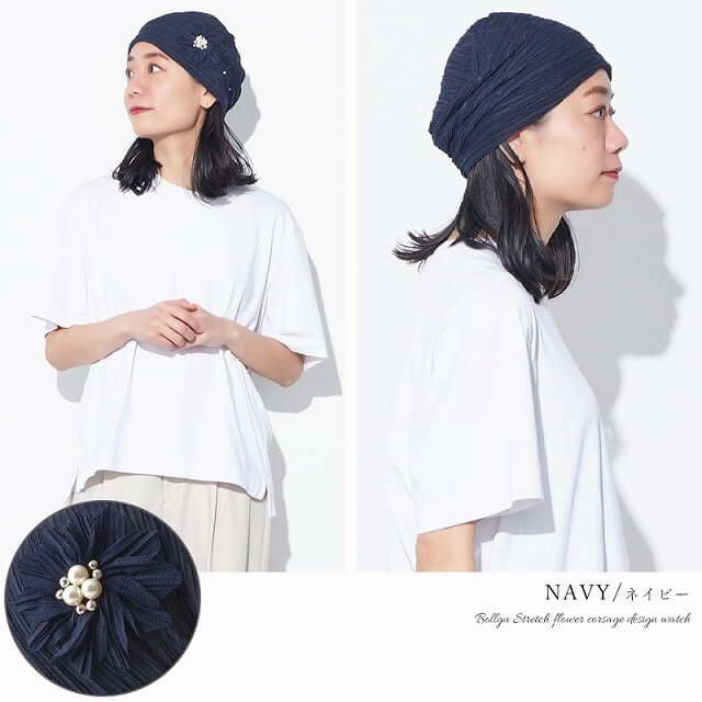 CHARM Bollga ストレッチ フラワー コサージュ デザインワッチ