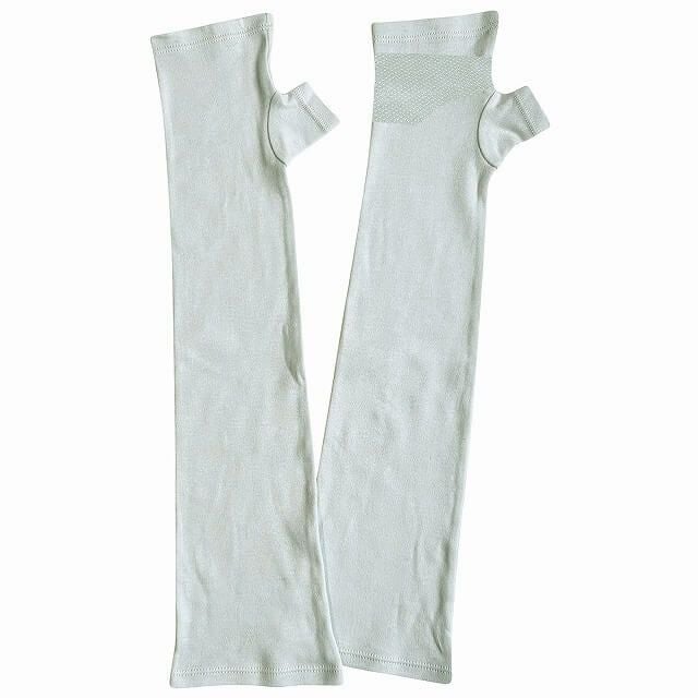 滑り止め付き コットン UVカット アームカバー（親指ありタイプ）