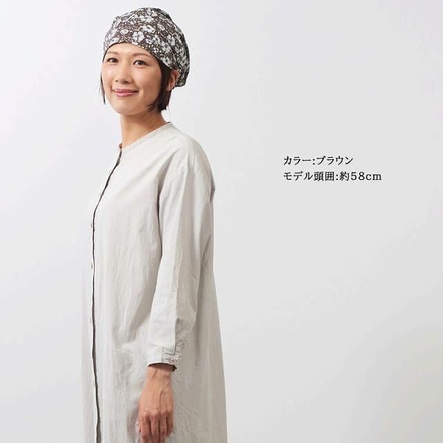 CHARM ズキン コットン ターバンキャップ (KANP)