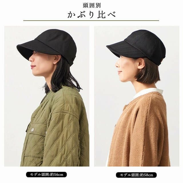 EDITH 速乾 UVカット ワイドバイザー キャップ