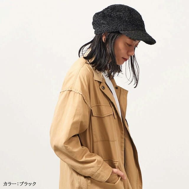 kinola ツイード キャスケット