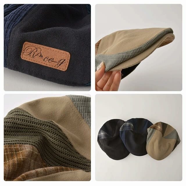 Dan パッチワーク ハンチング