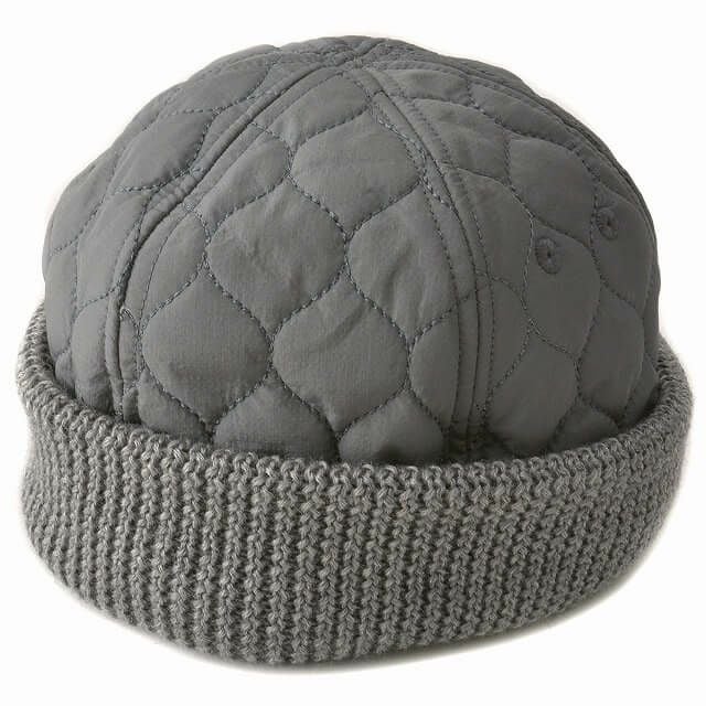 WAVE キルト＆ニット フィッシャーマンキャップ