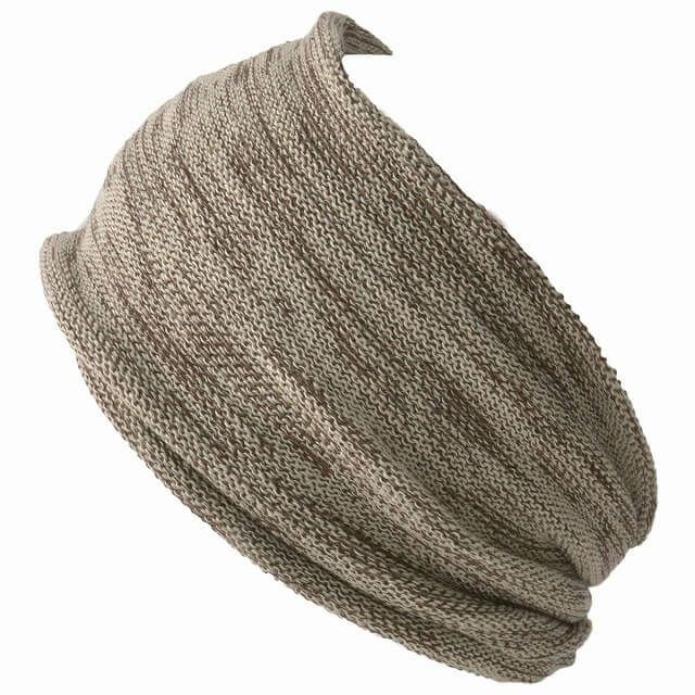 CHARM インロール コットン メッシュ ターバン ヘアバンド