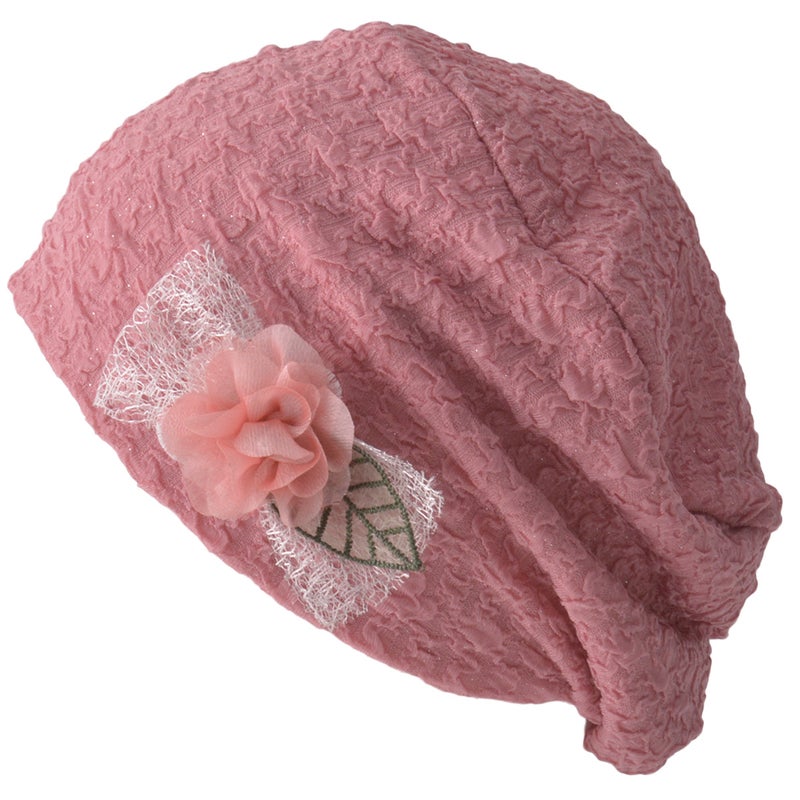 CHARM Kuoji フラワーコサージュ付き ラメ ストレッチ デザインワッチ