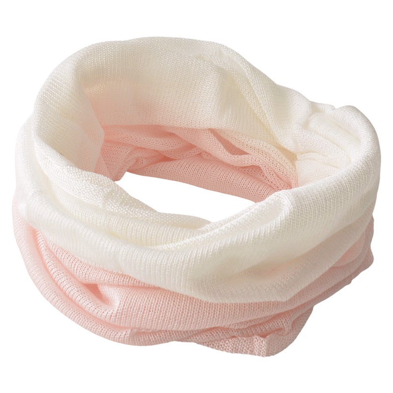 日本製 2TONE さらさらシルク 3way ネックカバー