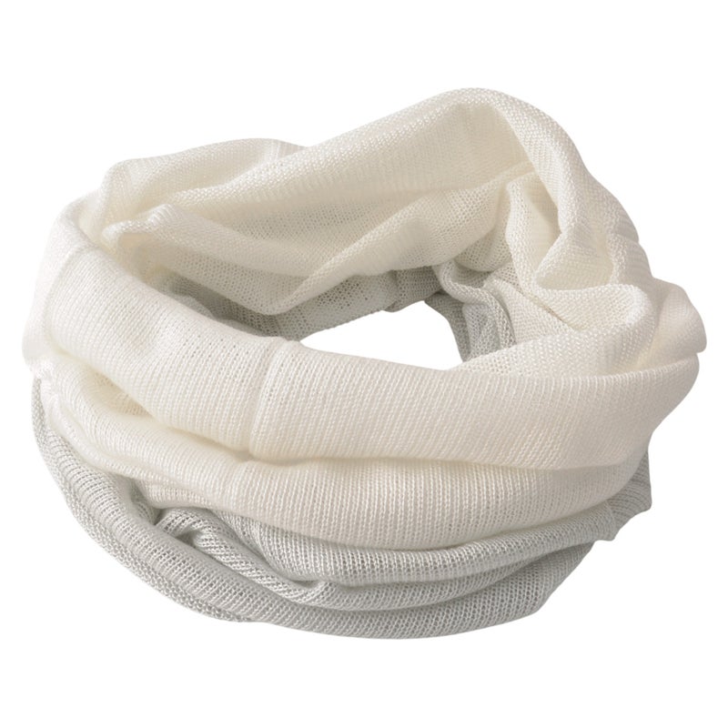 日本製 2TONE さらさらシルク 3way ネックカバー