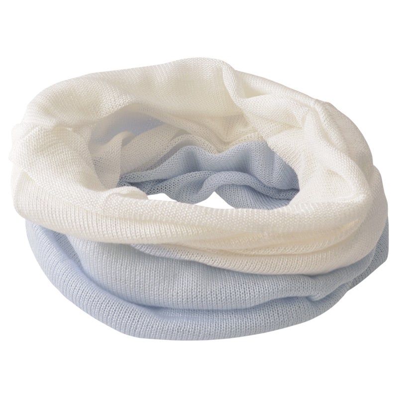 日本製 2TONE さらさらシルク 3way ネックカバー