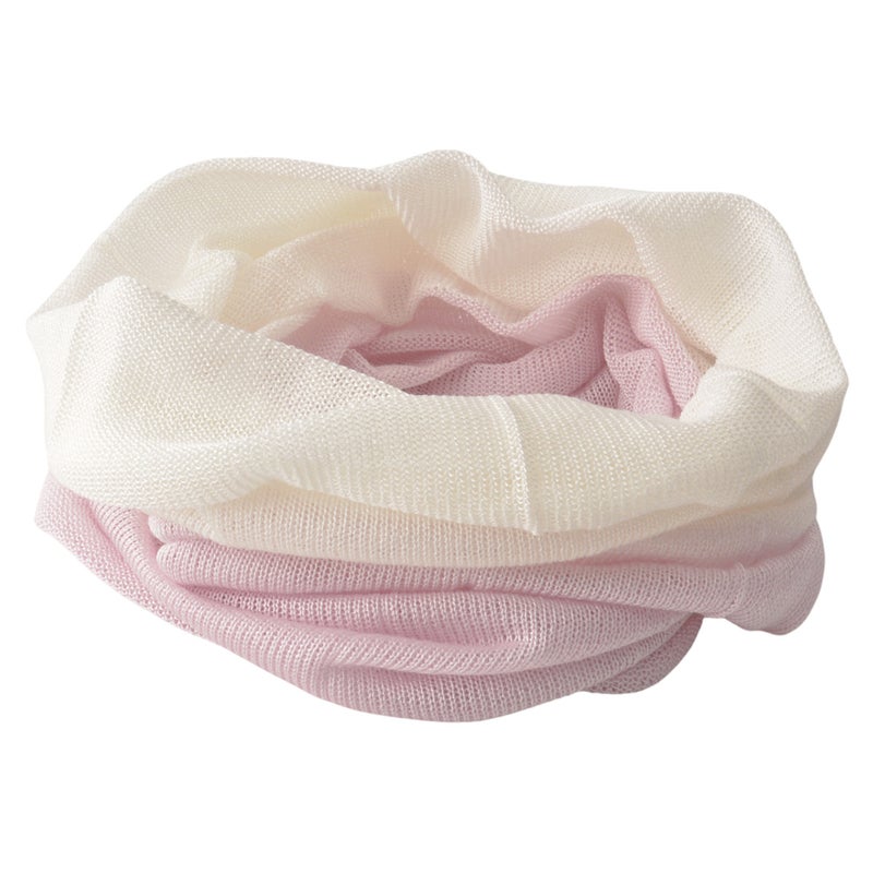 日本製 2TONE さらさらシルク 3way ネックカバー