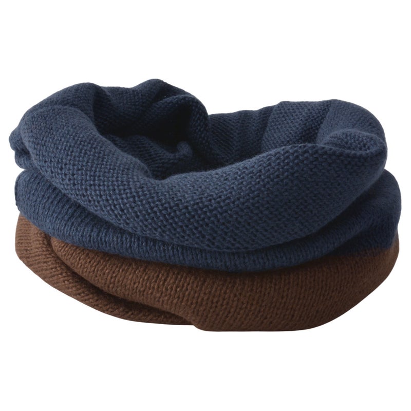 日本製 2TONE ふわふわシルク 3way ネックウォーマー