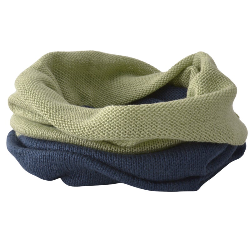 日本製 2TONE ふわふわシルク 3way ネックウォーマー