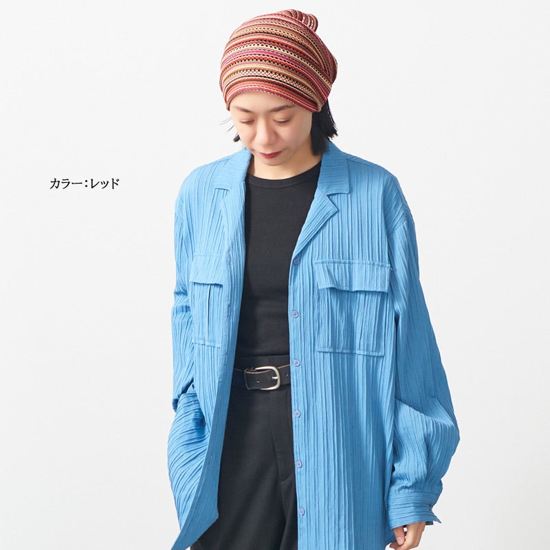 メッシュ カラー バンダナ ヘアバンド