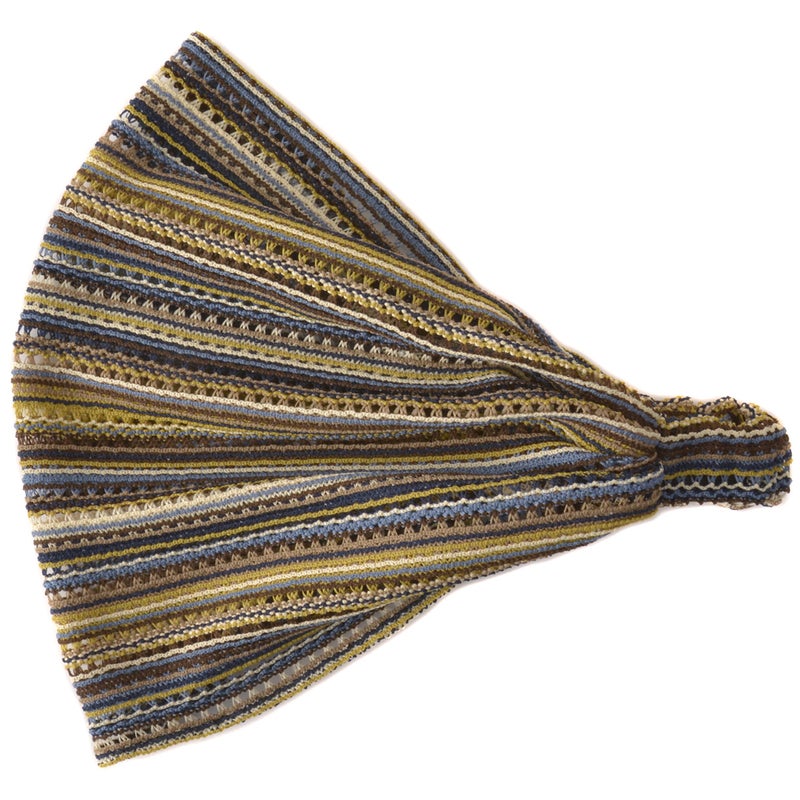 メッシュ カラー バンダナ ヘアバンド