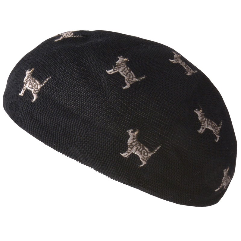 LOWELL アニマル 刺繍 サーモ ベレー帽