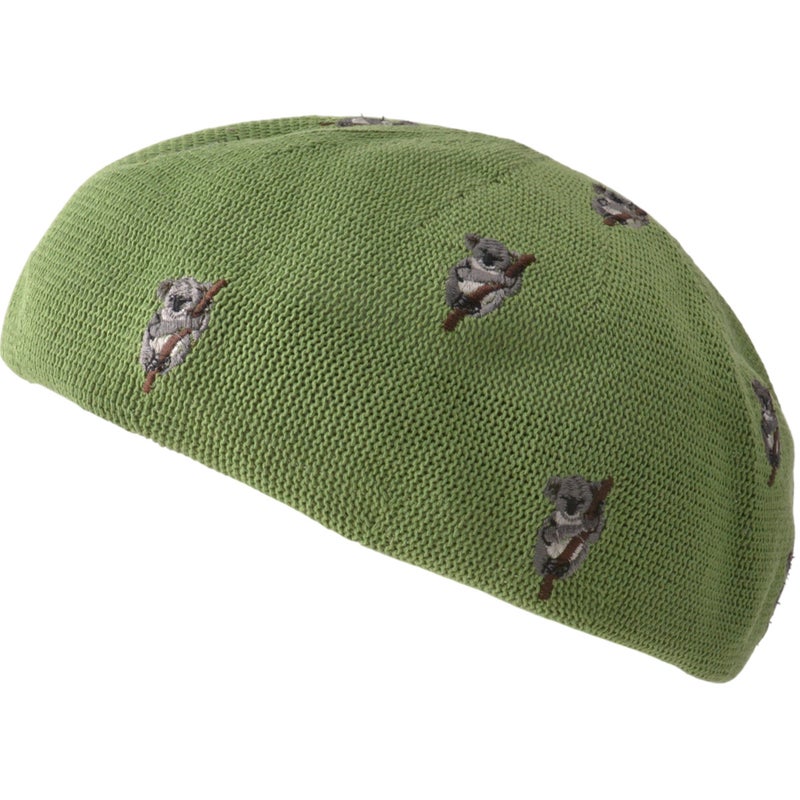 LOWELL アニマル 刺繍 サーモ ベレー帽