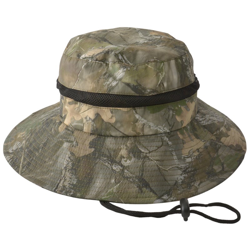 Parasol UVカット カモフラージュ柄 あご紐付き アドベンチャーハット