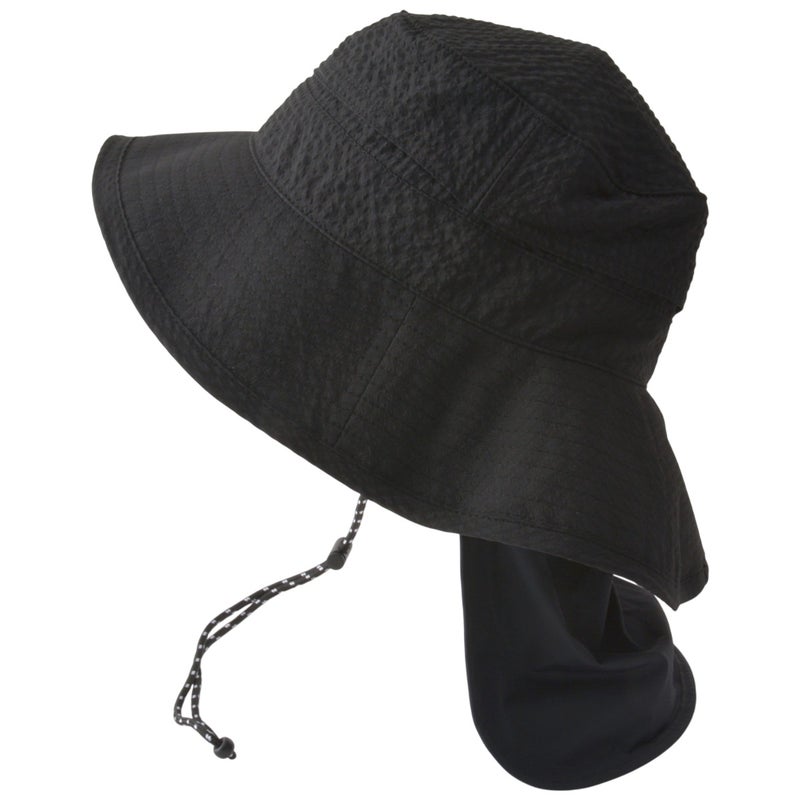 CANOPY ネックカバー&あご紐付き UVカット アドベンチャーハット