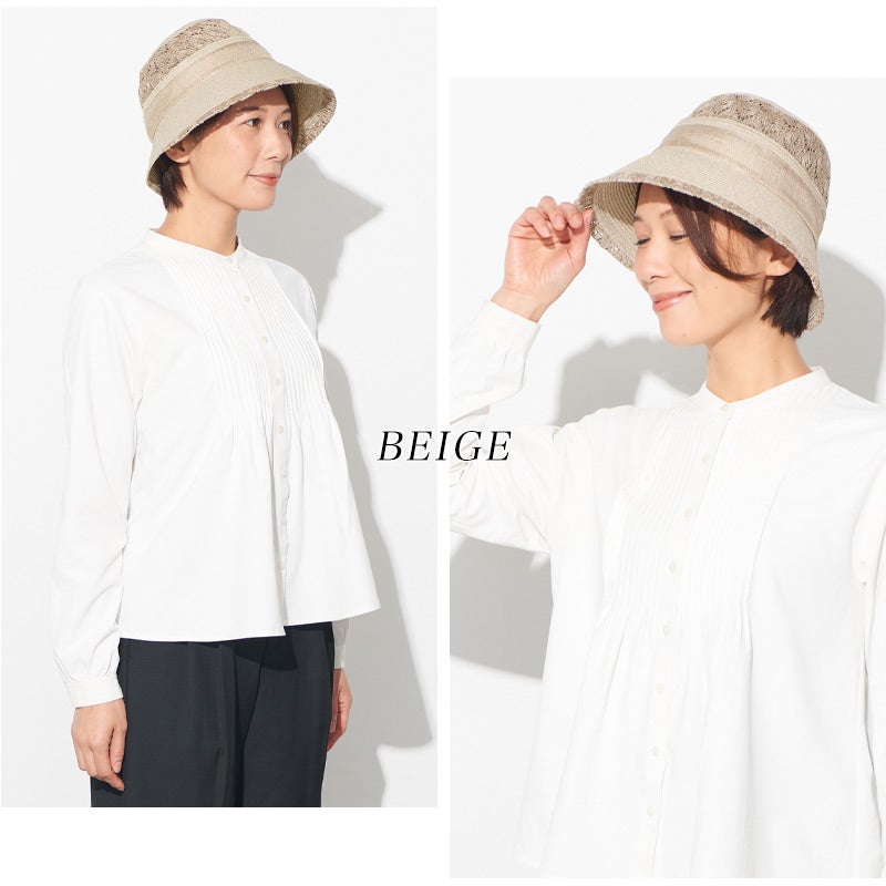 BELLA リーフレース ハット