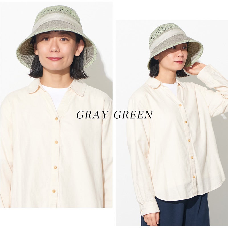 BELLA リーフレース ハット