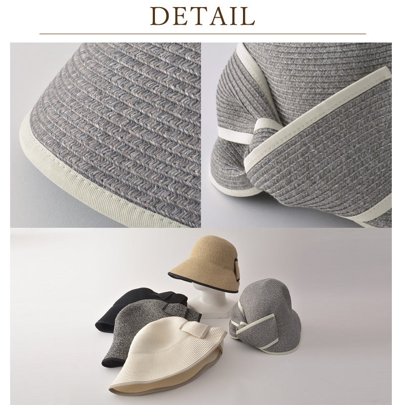 TWISTERD バックリボン つば広ハット