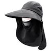 美々帽子 遮光 マスク＆ネックカバー付き 4way ワイドバイザー キャップ